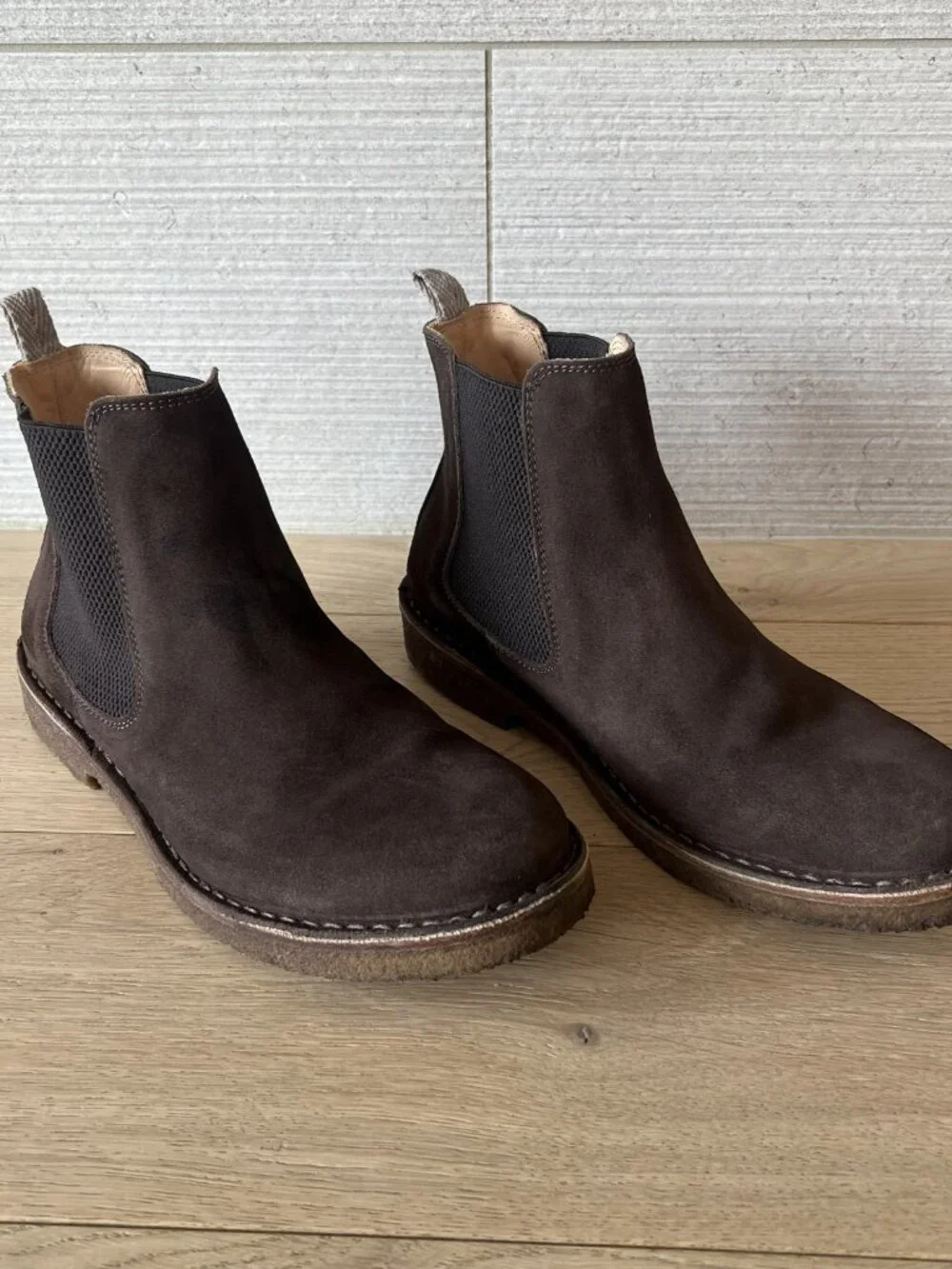 Astorflex SR1 Bitflex Chelsea Boots Brown Leather Men's Size 10 (43)